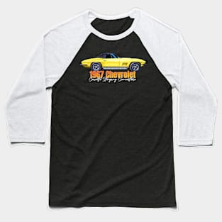 1967 Chevrolet Corvette Stingray Convertible Baseball T-Shirt